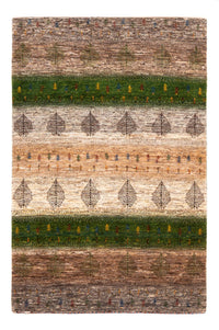 Gabbeh Tapijt - Loribaft Perzisch - 174 x 117 cm - grijs