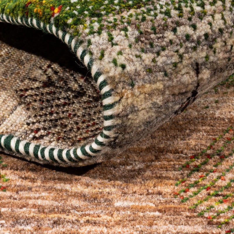 Gabbeh Tapijt - Loribaft Perzisch - 174 x 117 cm - grijs