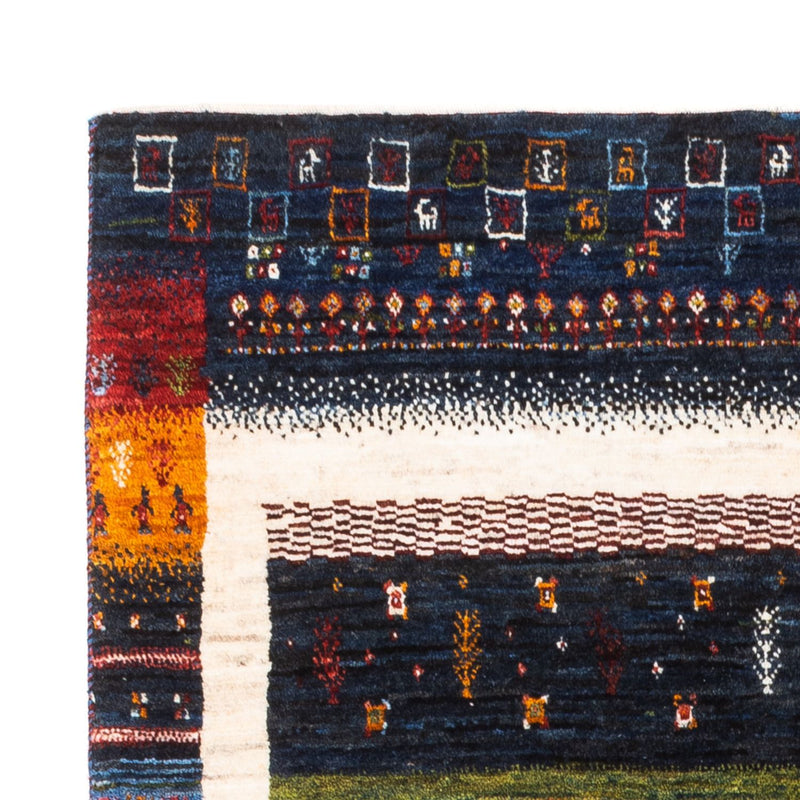 Gabbeh Tapijt - Loribaft Perzisch - Koninklijke - 156 x 105 cm - veelkleurig