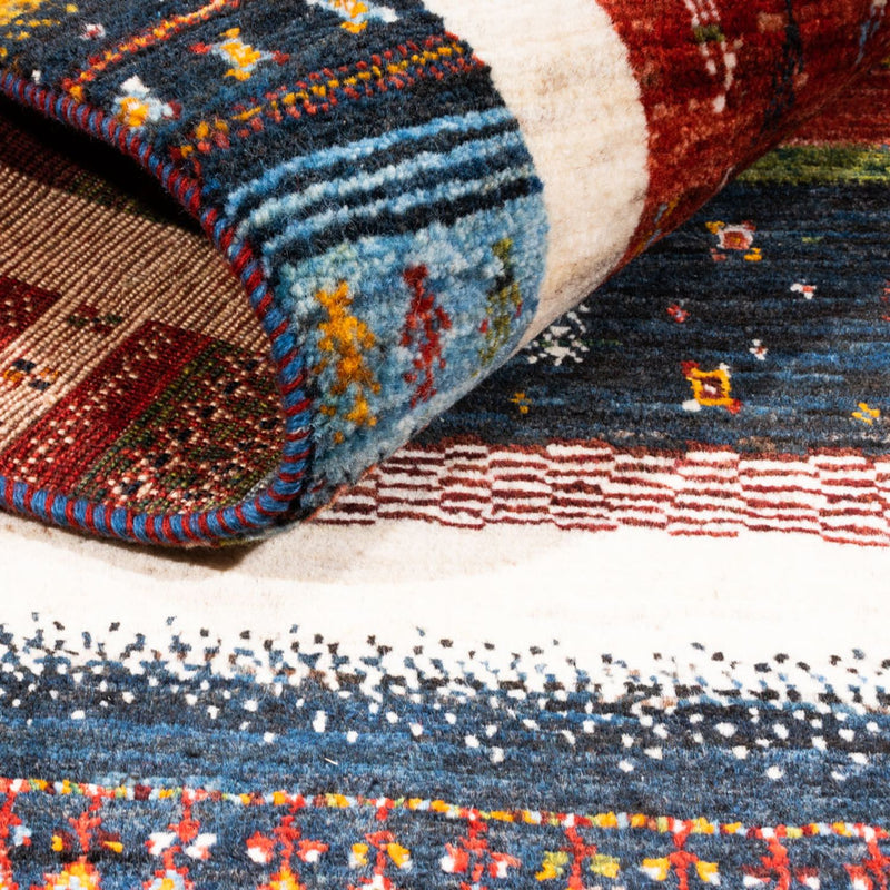 Gabbeh Tapijt - Loribaft Perzisch - Koninklijke - 156 x 105 cm - veelkleurig