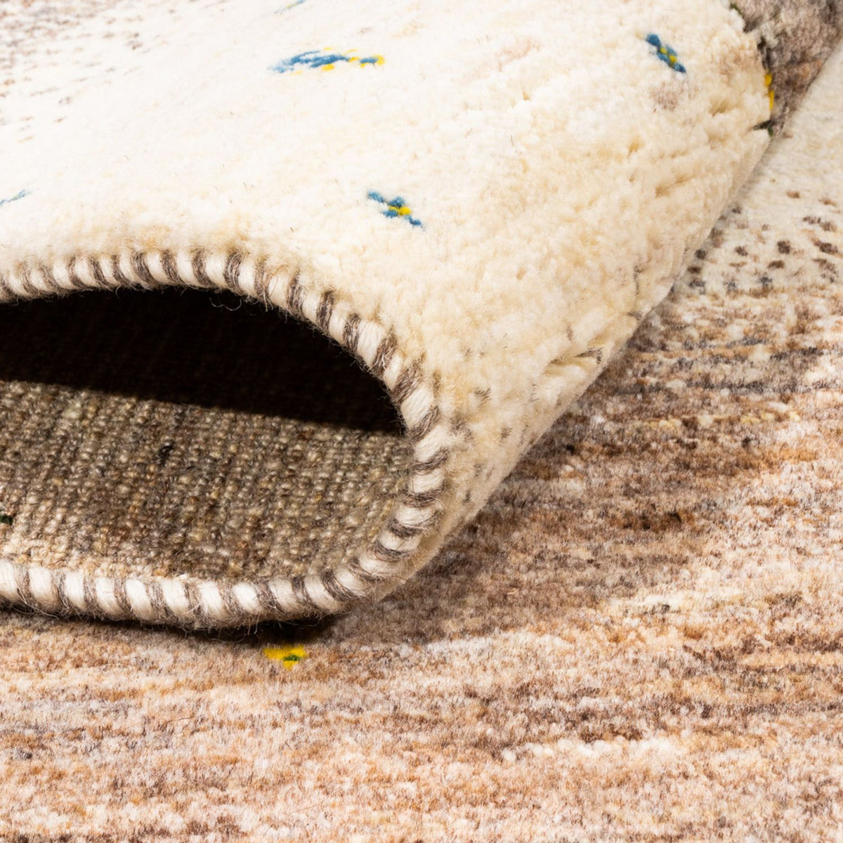 Gabbeh Tapijt - Loribaft Perzisch - 193 x 123 cm - natuur