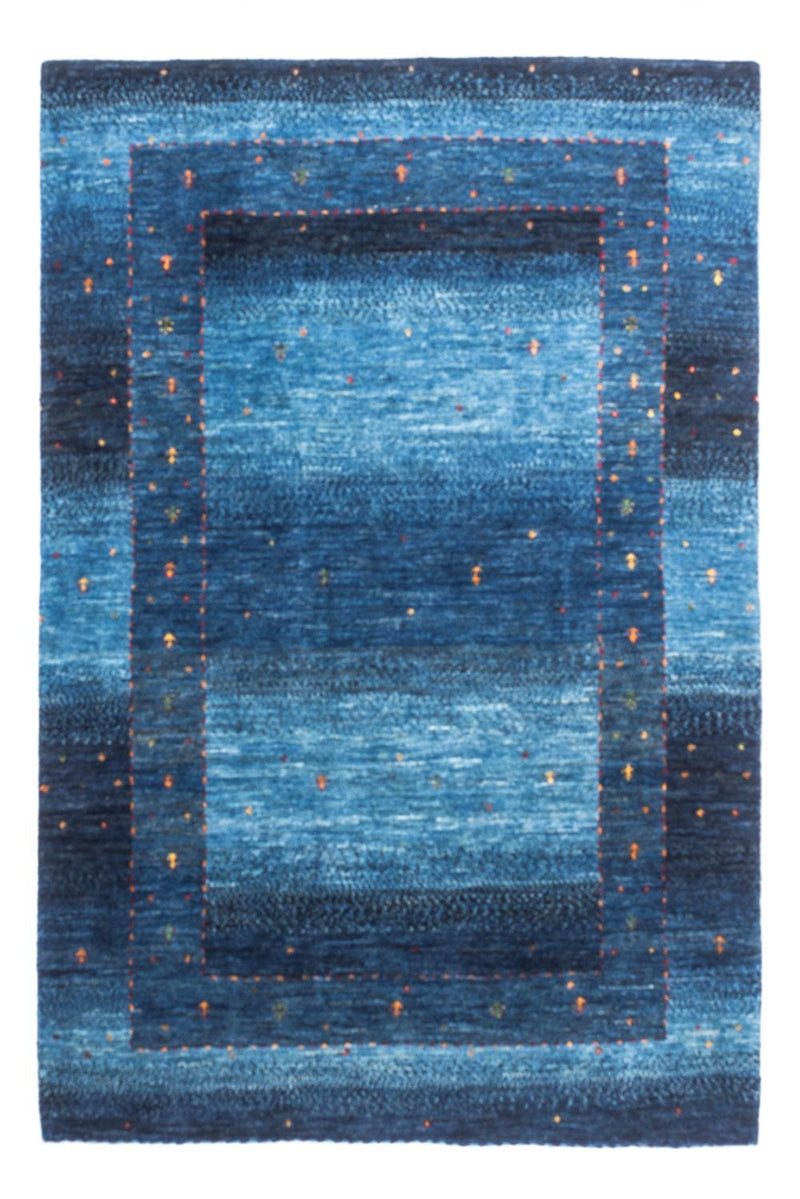 Gabbeh Tapijt - Loribaft Perzisch - 148 x 98 cm - blauw