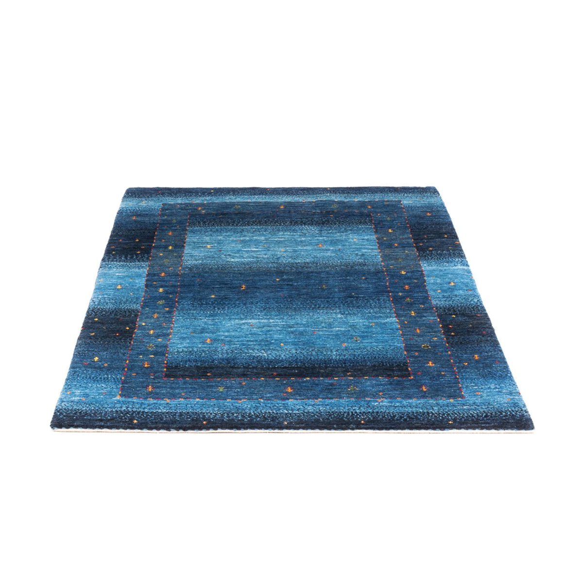 Gabbeh Tapijt - Loribaft Perzisch - 148 x 98 cm - blauw
