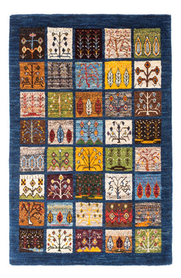 Gabbeh Tapijt - Loribaft Perzisch - Koninklijke - 132 x 86 cm - veelkleurig