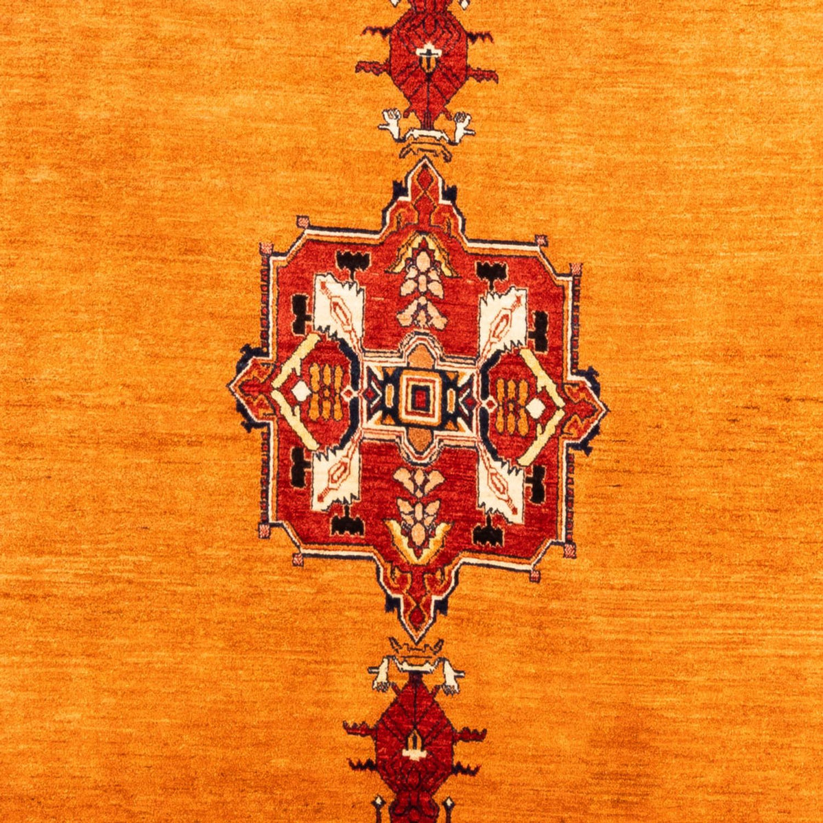 Gabbeh Tapijt - Loribaft Perzisch - 300 x 210 cm - goud