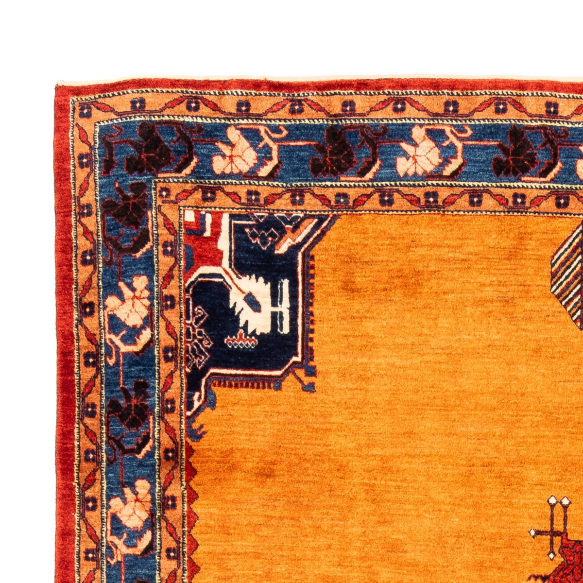 Gabbeh Tapijt - Loribaft Perzisch - 300 x 210 cm - goud