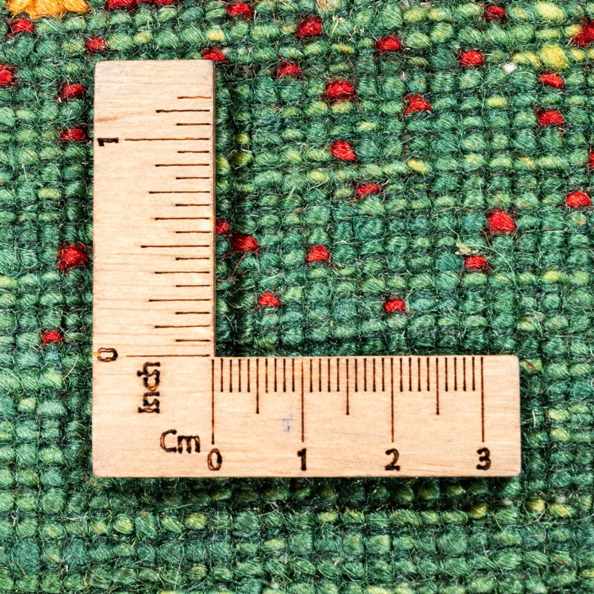 Gabbeh Tapijt - Loribaft Perzisch - 122 x 80 cm - groen