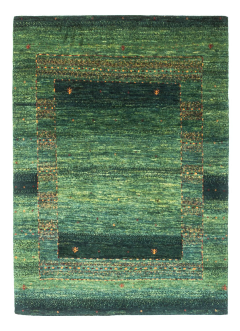 Gabbeh Tapijt - Loribaft Perzisch - 145 x 100 cm - groen