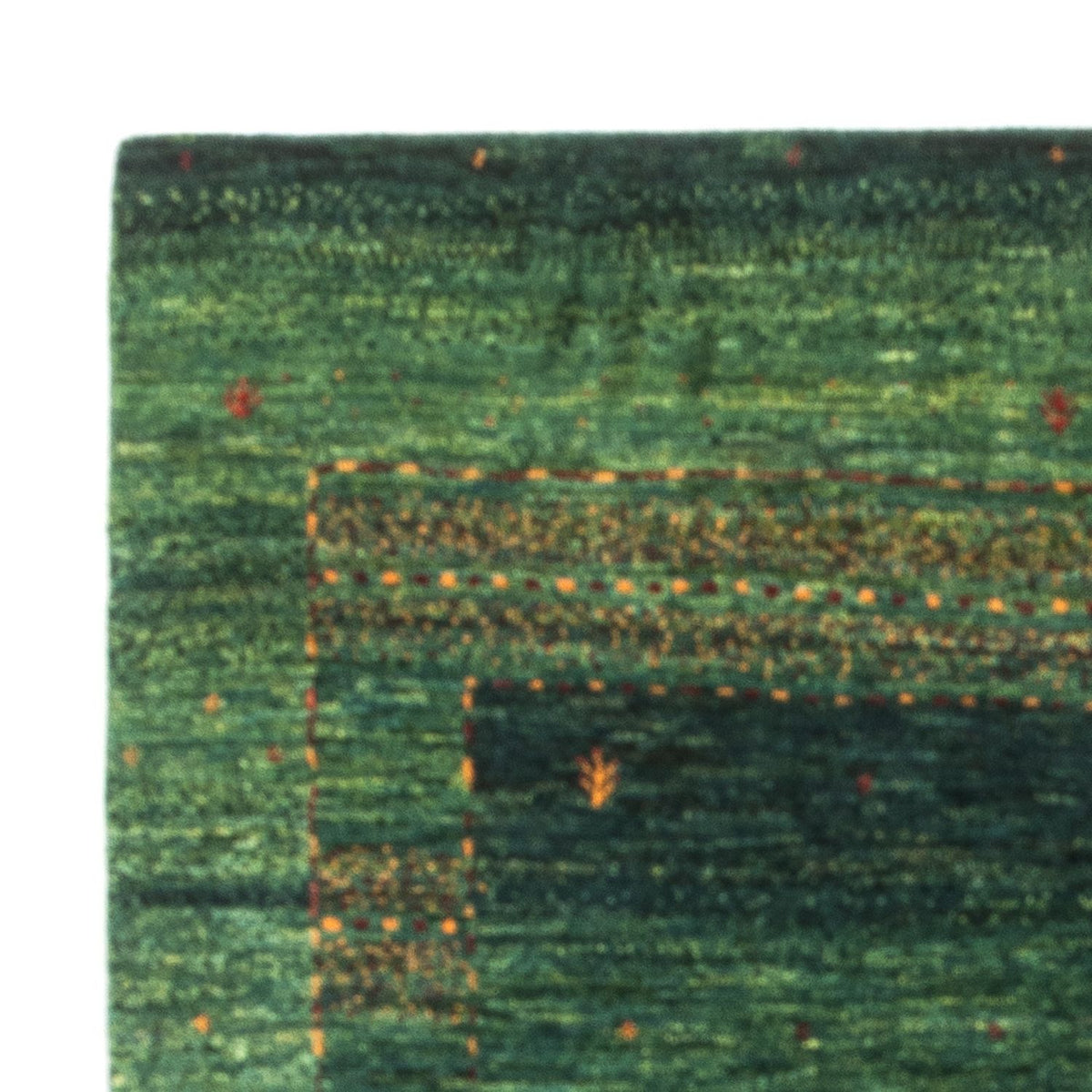 Gabbeh Tapijt - Loribaft Perzisch - 145 x 100 cm - groen