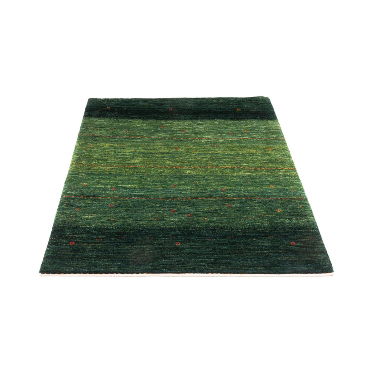 Gabbeh Tapijt - Loribaft Perzisch - 132 x 90 cm - groen