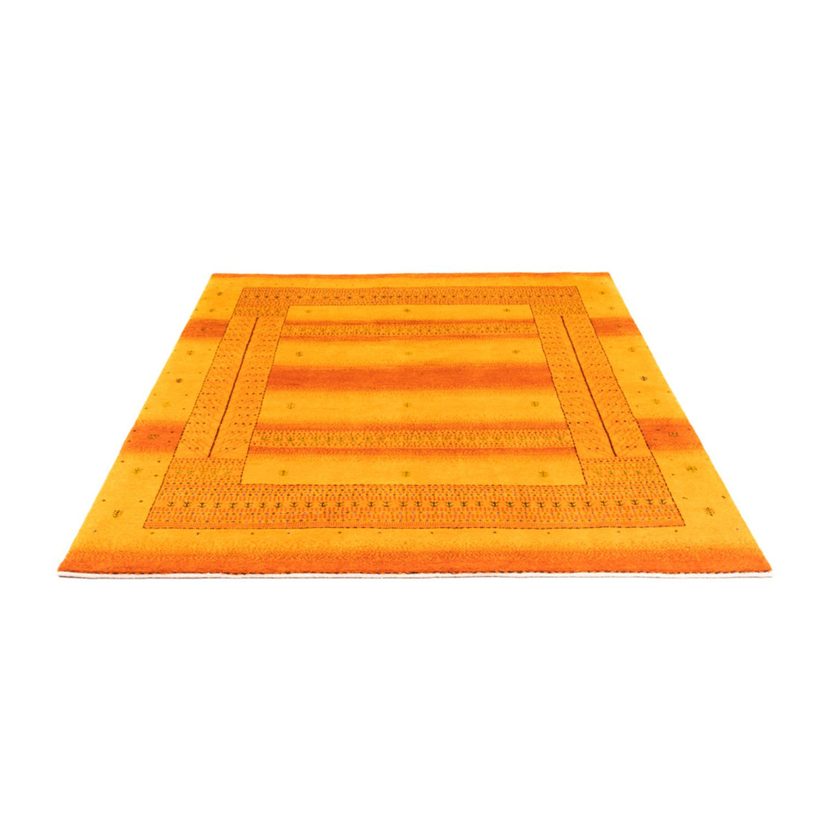 Gabbeh Tapijt - Loribaft Perzisch - 200 x 154 cm - goud