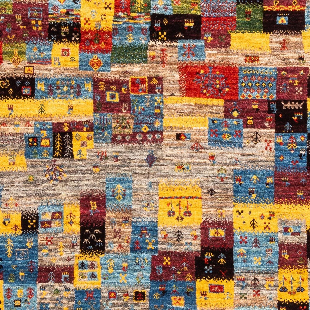 Gabbeh Tapijt - Loribaft Perzisch - Koninklijke - 196 x 148 cm - groen