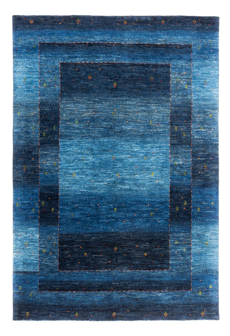 Gabbeh Tapijt - Loribaft Perzisch - 210 x 146 cm - blauw