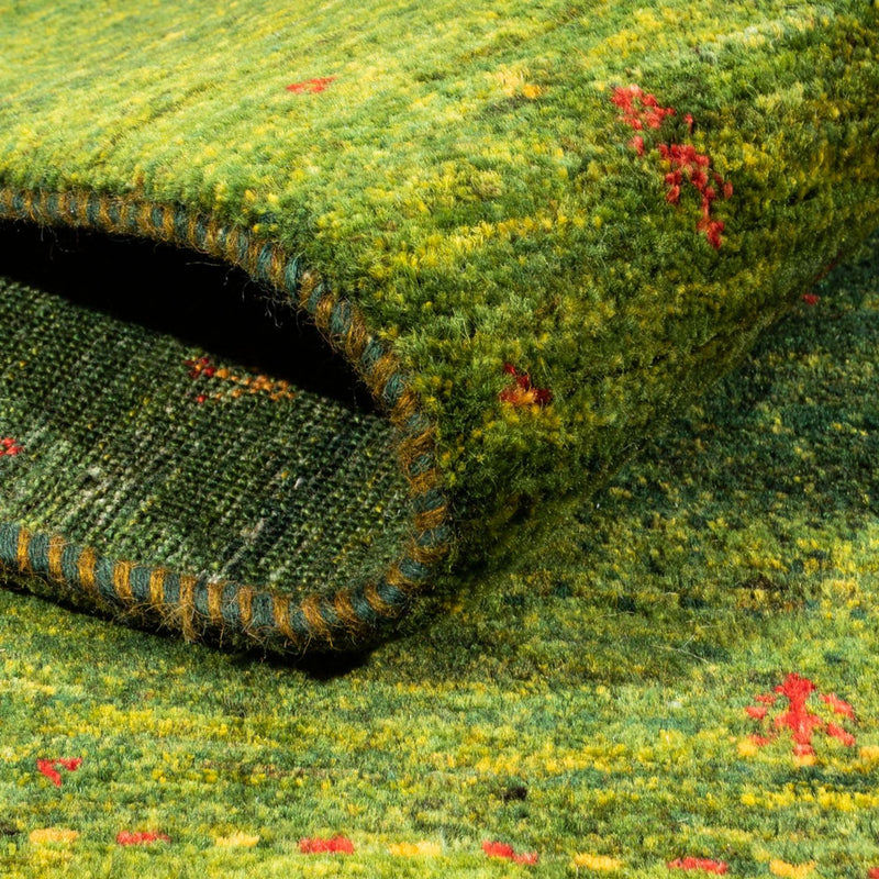 Gabbeh Tapijt - Loribaft Perzisch - 200 x 150 cm - groen