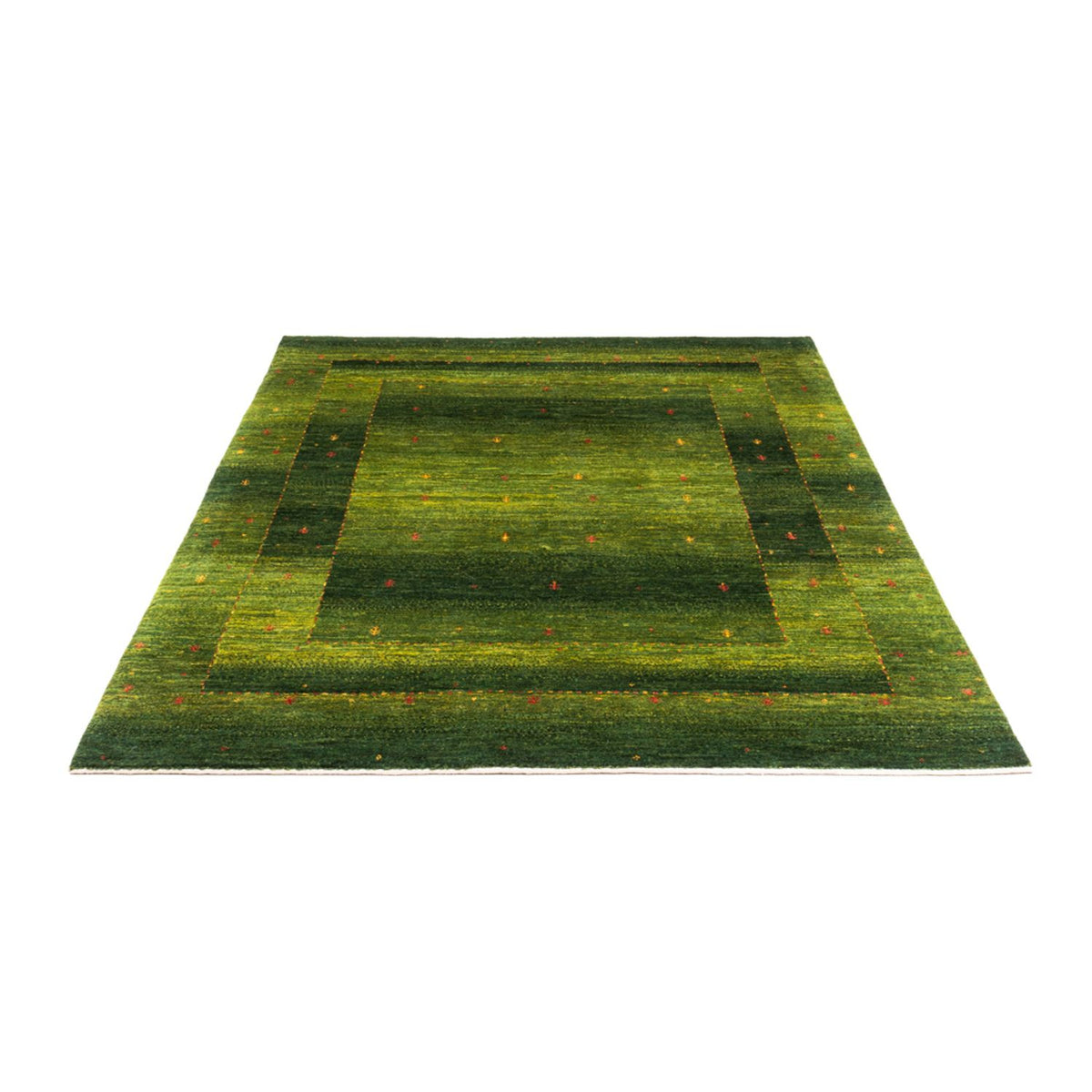 Gabbeh Tapijt - Loribaft Perzisch - 200 x 150 cm - groen