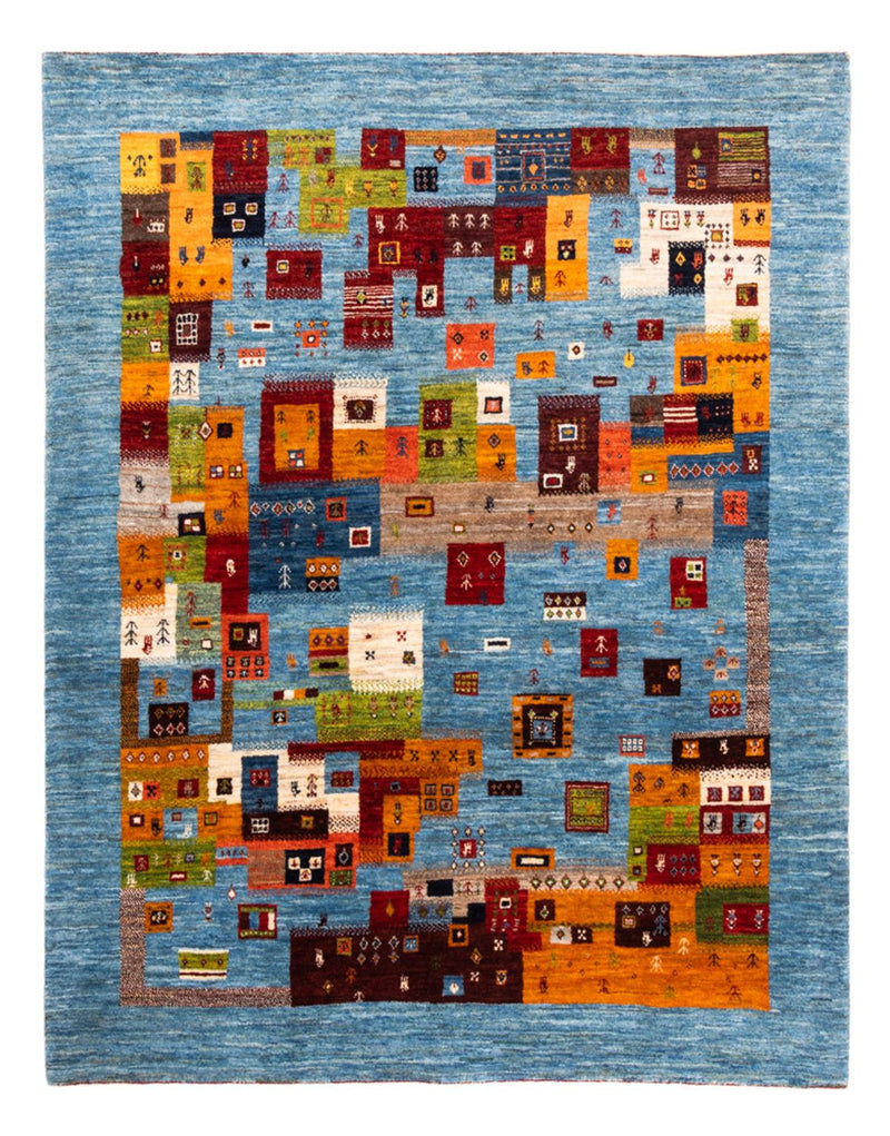Gabbeh Tapijt - Loribaft Perzisch - Koninklijke - 198 x 155 cm - veelkleurig