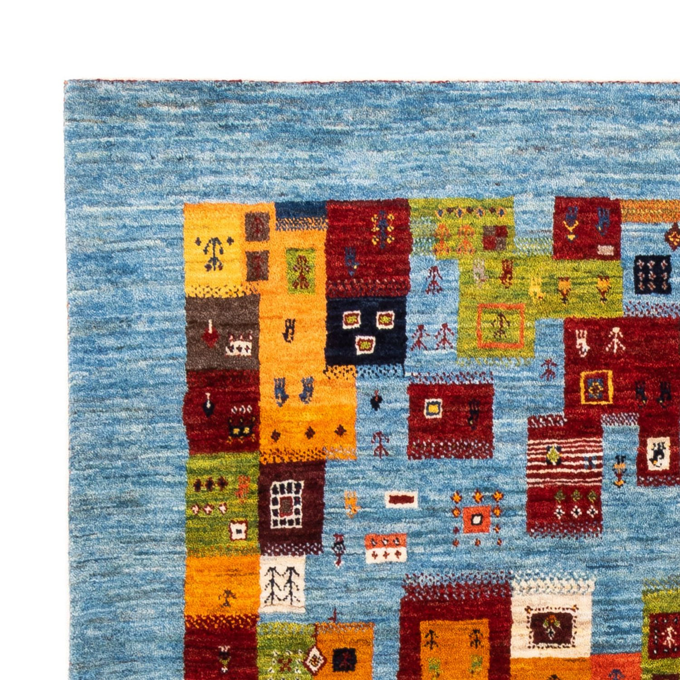 Loribaft Tapijt 198x155cm - Perserteppich Wollteppich