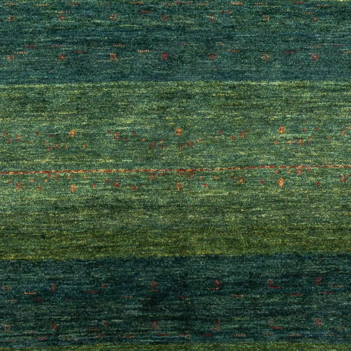 Gabbeh Tapijt - Loribaft Perzisch - 191 x 152 cm - groen