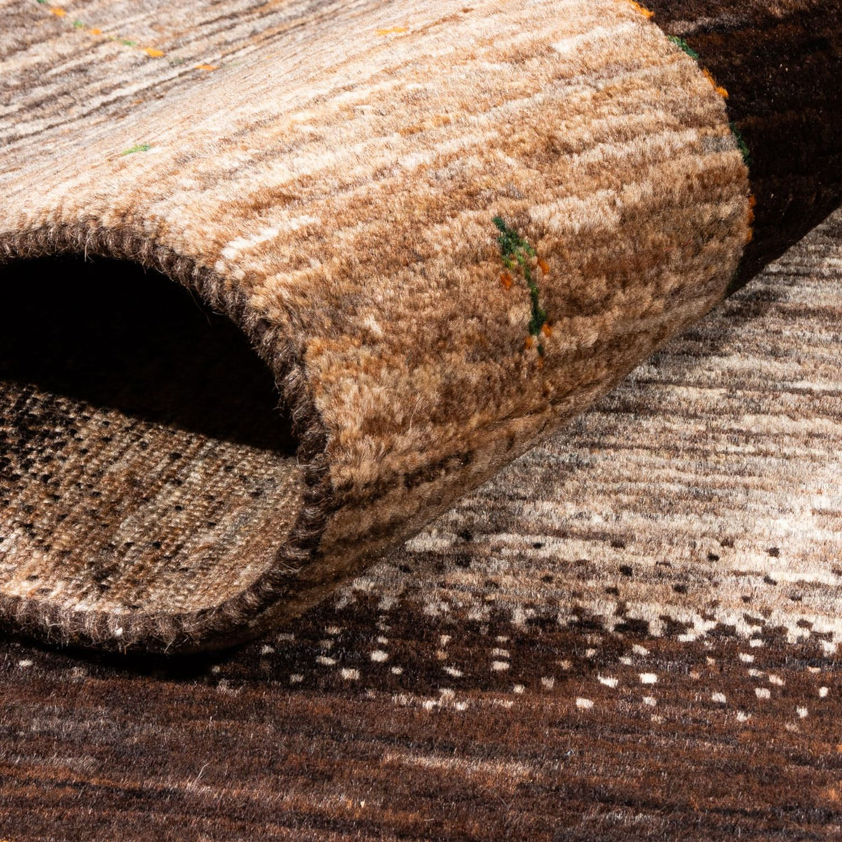 Gabbeh Tapijt - Loribaft Perzisch - 203 x 145 cm - grijs