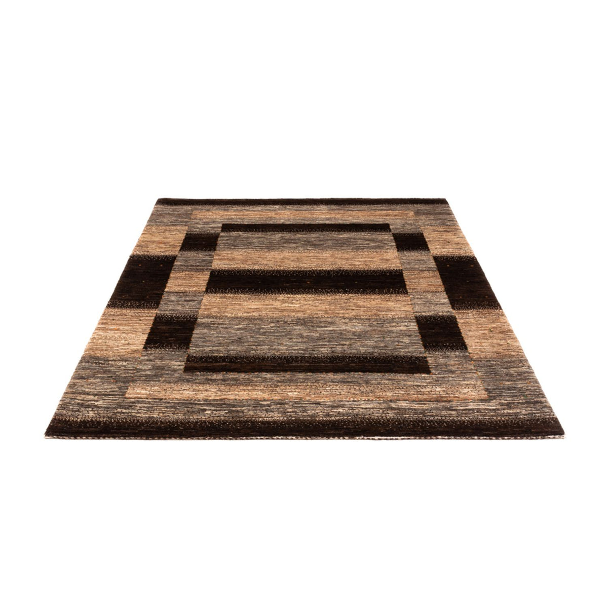 Gabbeh Tapijt - Loribaft Perzisch - 203 x 145 cm - grijs