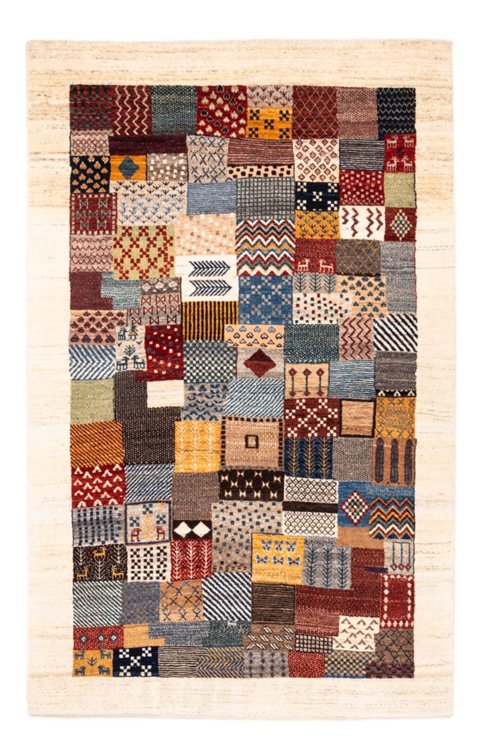 Gabbeh Tapijt - Loribaft Perzisch - Koninklijke - 162 x 107 cm - veelkleurig