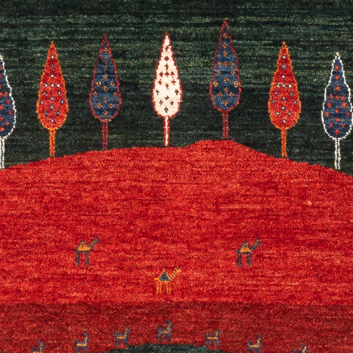 Gabbeh Tapijt - Loribaft Perzisch - Koninklijke - 126 x 86 cm - veelkleurig