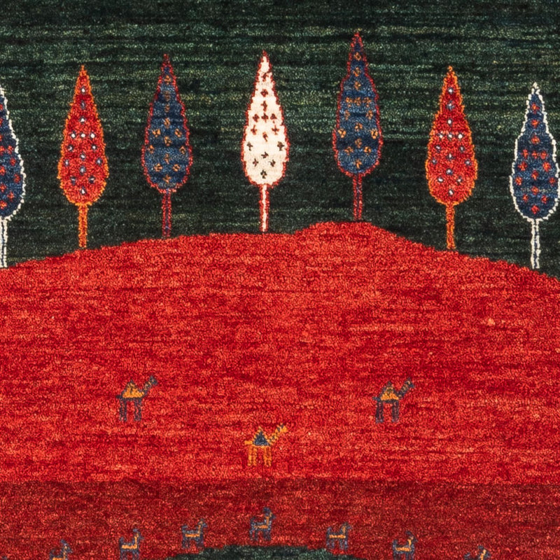 Gabbeh Tapijt - Loribaft Perzisch - Koninklijke - 126 x 86 cm - veelkleurig