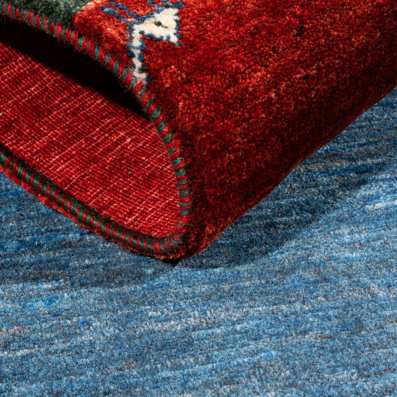 Gabbeh Tapijt - Loribaft Perzisch - Koninklijke - 126 x 86 cm - veelkleurig