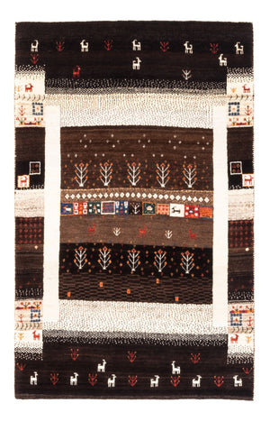 Gabbeh Tapijt - Loribaft Perzisch - Koninklijke - 130 x 86 cm - veelkleurig