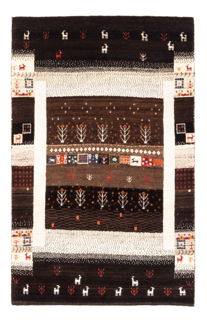 Gabbeh Tapijt - Loribaft Perzisch - Koninklijke - 130 x 86 cm - veelkleurig