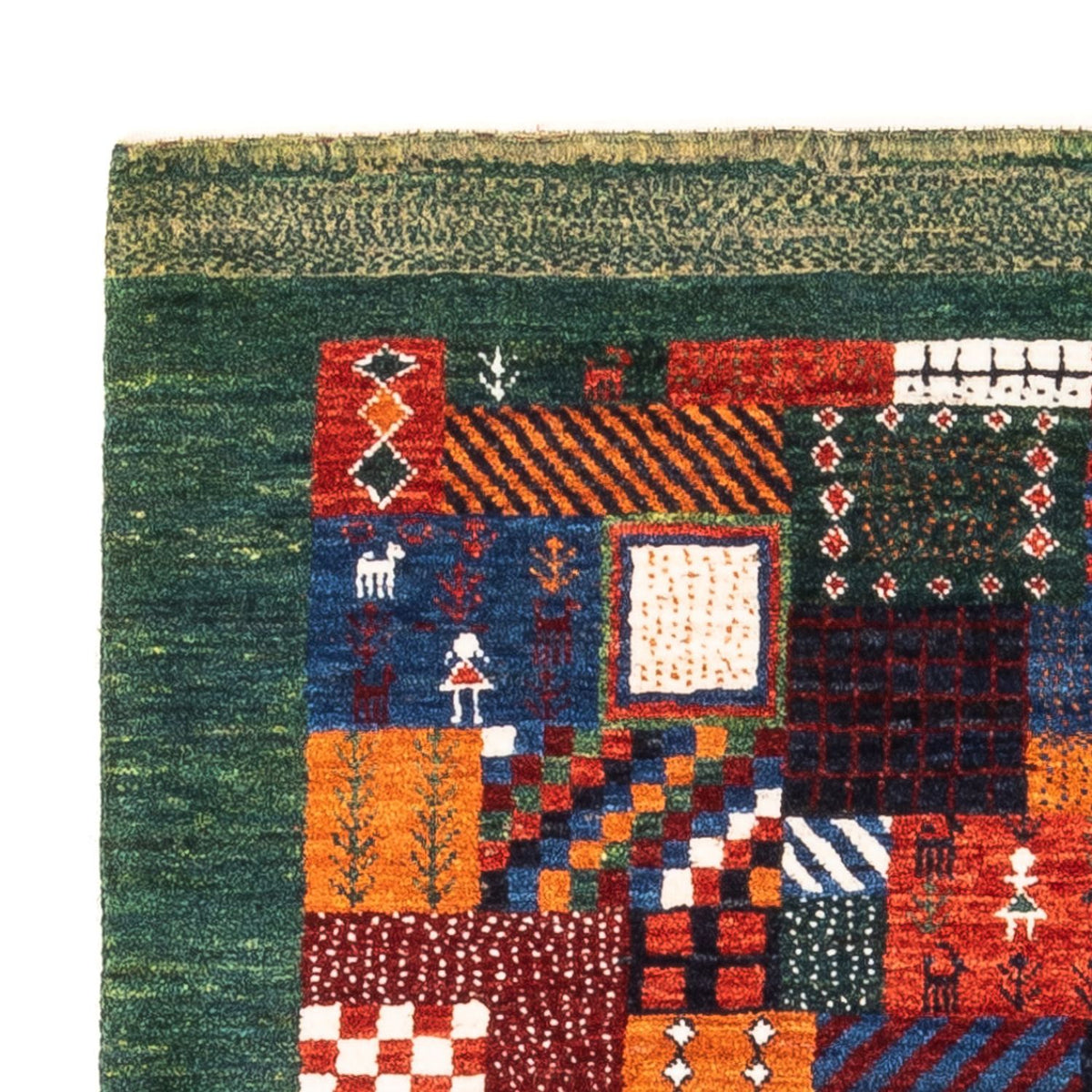 Gabbeh Tapijt - Loribaft Perzisch - Koninklijke - 118 x 83 cm - veelkleurig