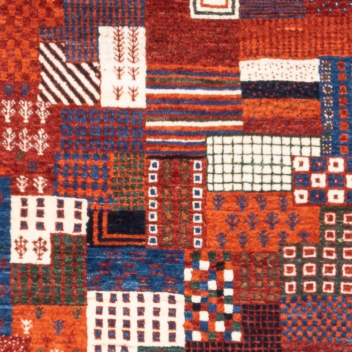 Gabbeh Tapijt - Loribaft Perzisch - Koninklijke - 123 x 80 cm - veelkleurig