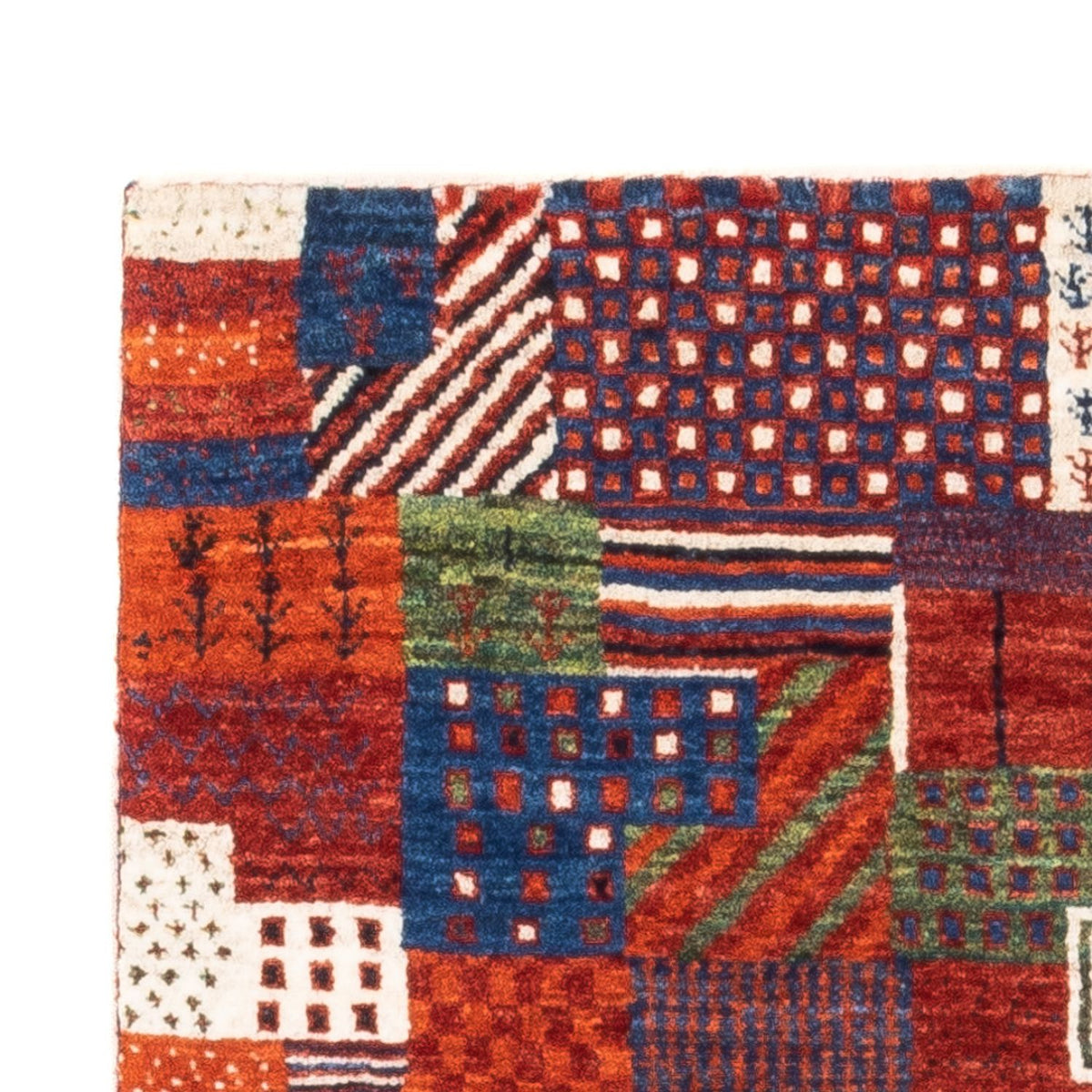 Gabbeh Tapijt - Loribaft Perzisch - Koninklijke - 123 x 80 cm - veelkleurig