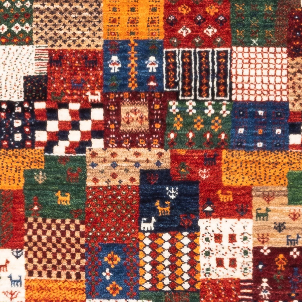 Gabbeh Tapijt - Loribaft Perzisch - Koninklijke - 128 x 80 cm - veelkleurig