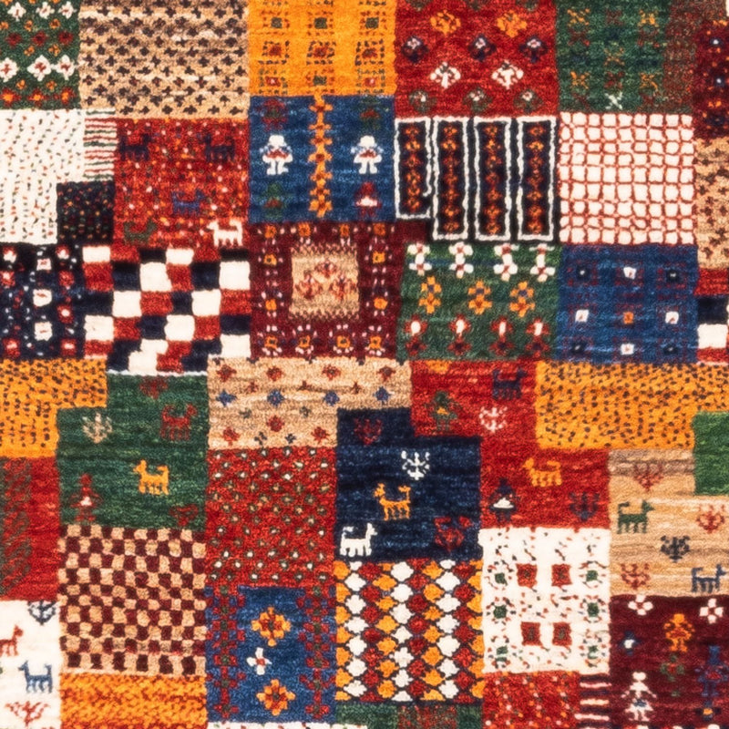 Gabbeh Tapijt - Loribaft Perzisch - Koninklijke - 128 x 80 cm - veelkleurig