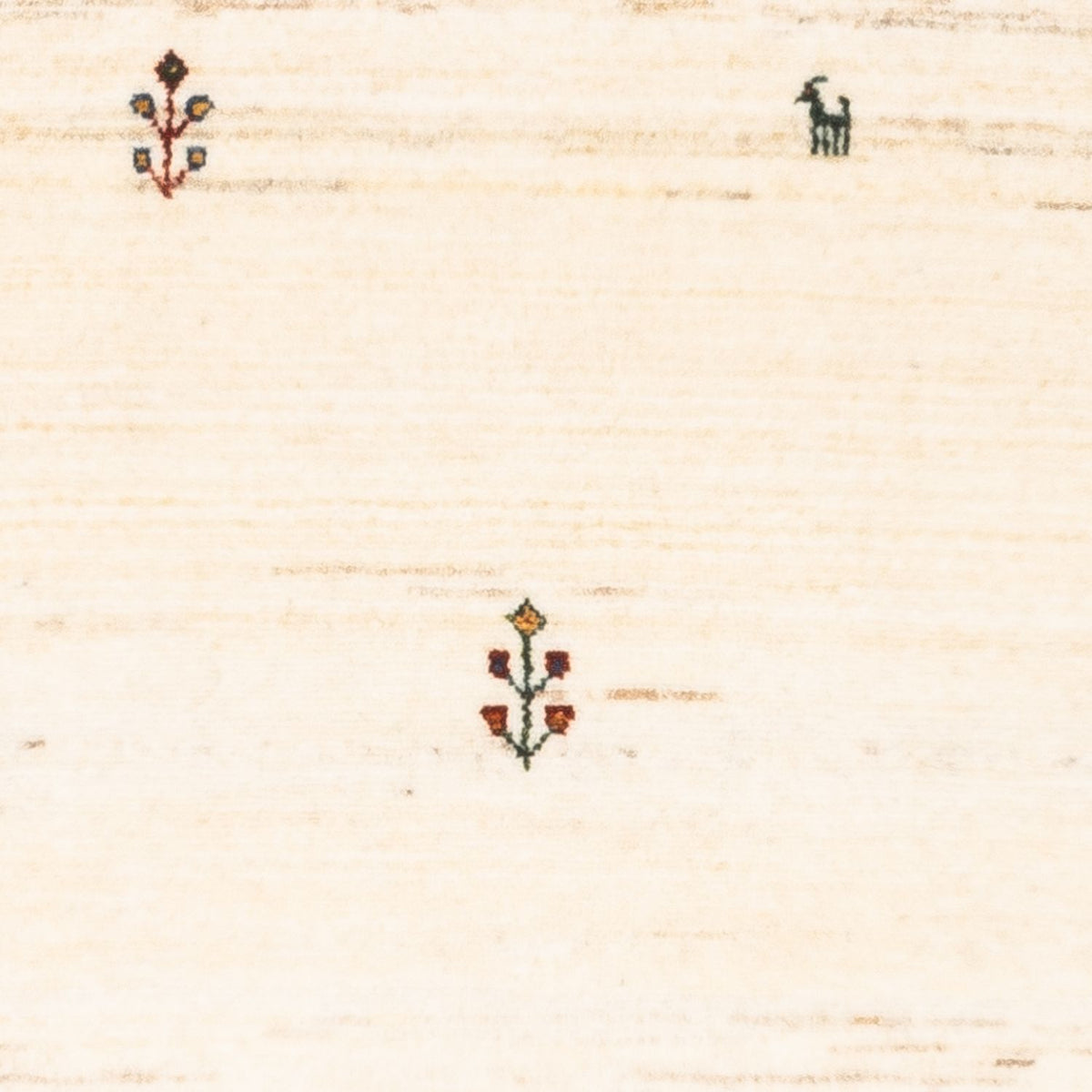 Gabbeh Tapijt - Loribaft Perzisch - Koninklijke - 125 x 90 cm - crème