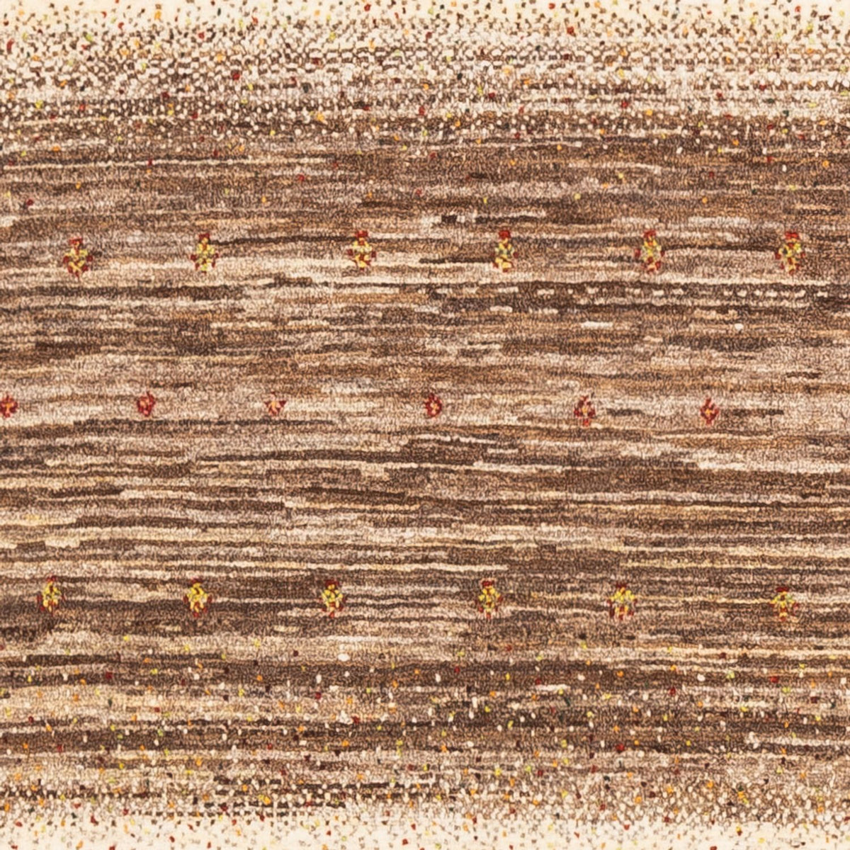 Gabbeh Tapijt - Loribaft Perzisch - Koninklijke - 121 x 82 cm - grijs