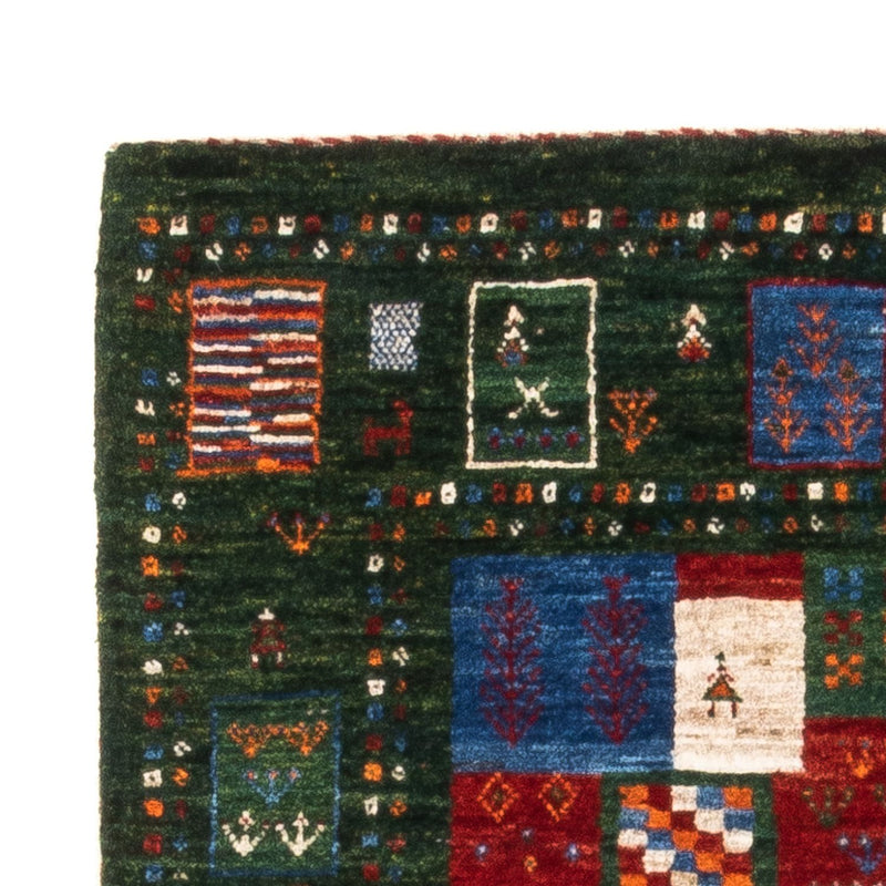 Gabbeh Tapijt - Loribaft Perzisch - Koninklijke - 126 x 81 cm - veelkleurig