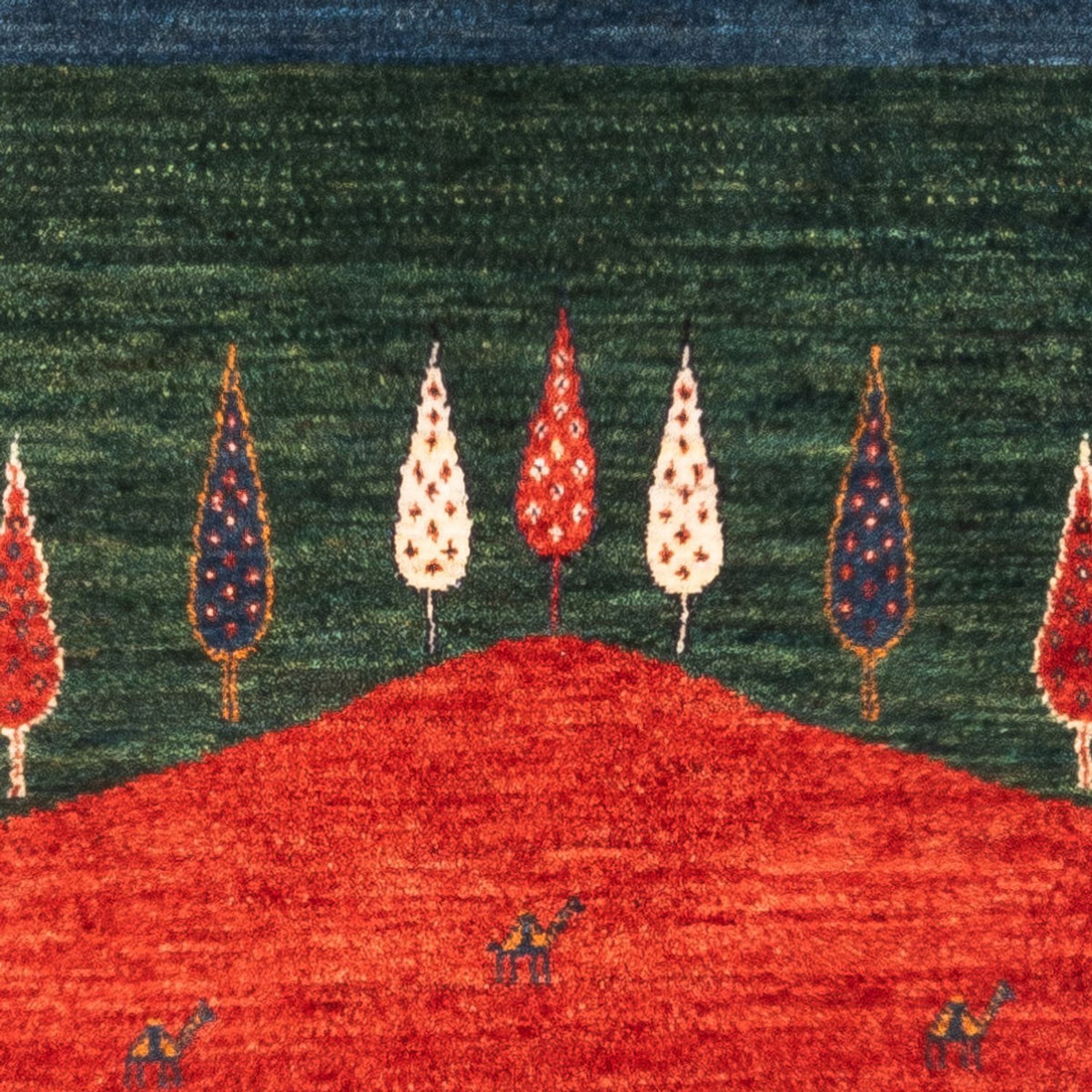 Gabbeh Tapijt - Loribaft Perzisch - Koninklijke - 126 x 82 cm - veelkleurig