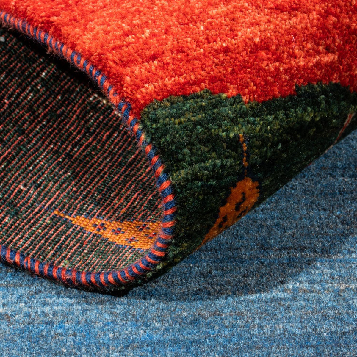 Gabbeh Tapijt - Loribaft Perzisch - Koninklijke - 126 x 82 cm - veelkleurig