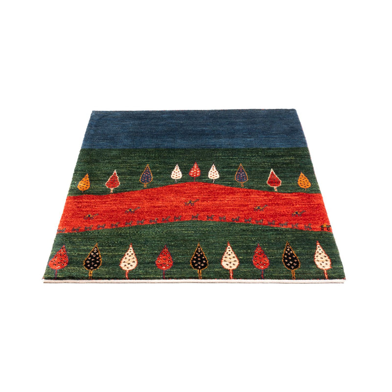 Gabbeh Tapijt - Loribaft Perzisch - Koninklijke - 126 x 82 cm - veelkleurig