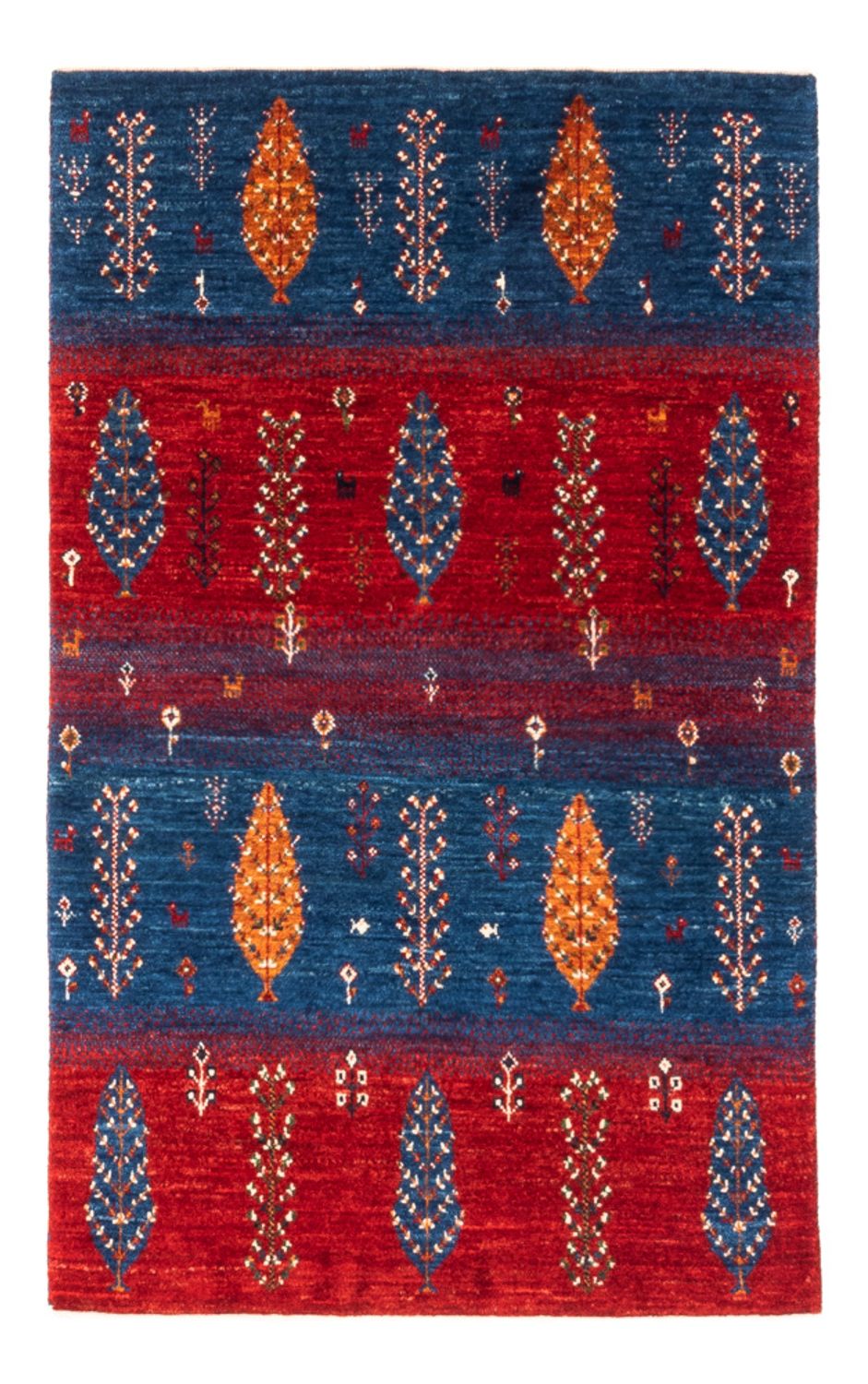 Gabbeh Tapijt - Loribaft Perzisch - Koninklijke - 130 x 82 cm - veelkleurig
