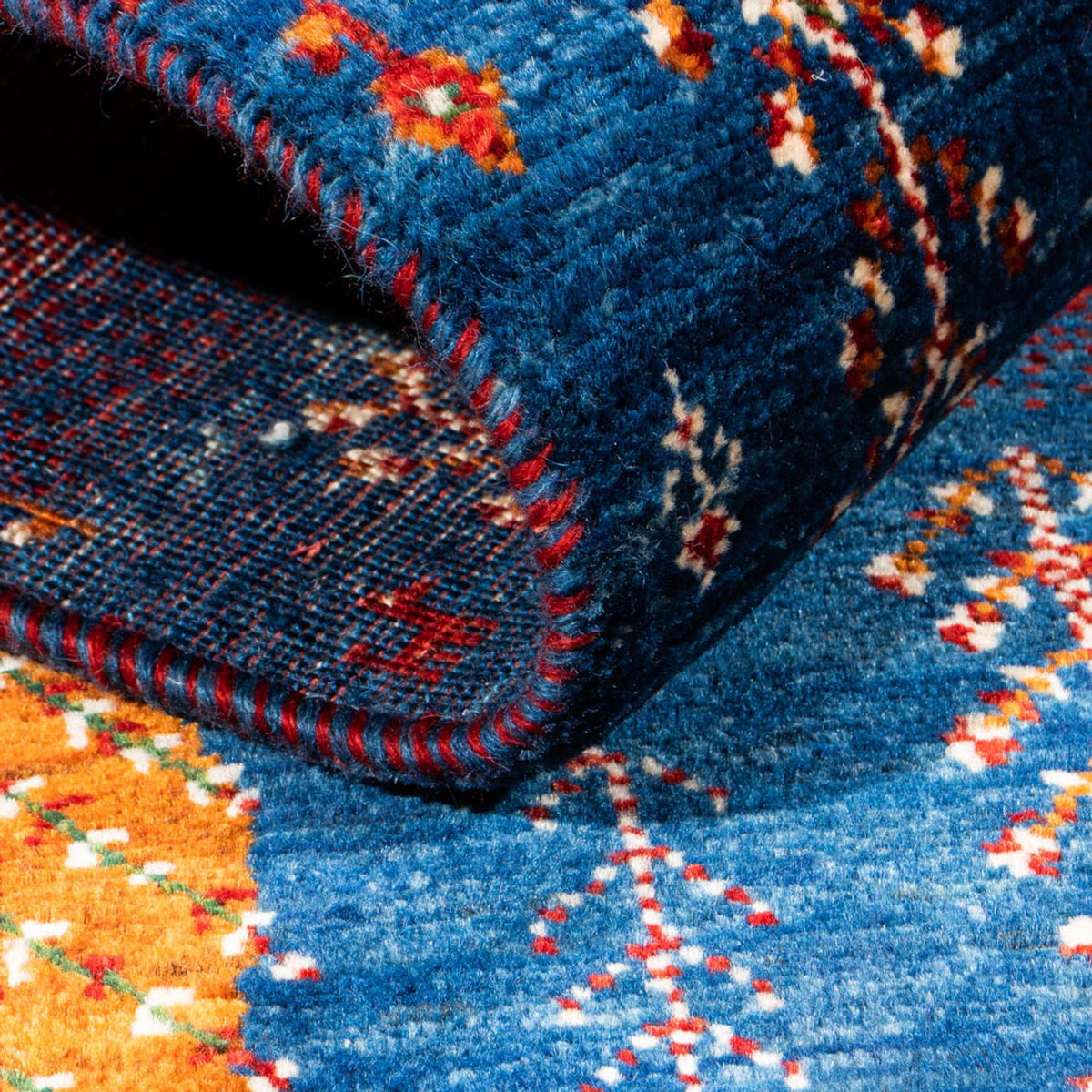 Gabbeh Tapijt - Loribaft Perzisch - Koninklijke - 130 x 82 cm - veelkleurig