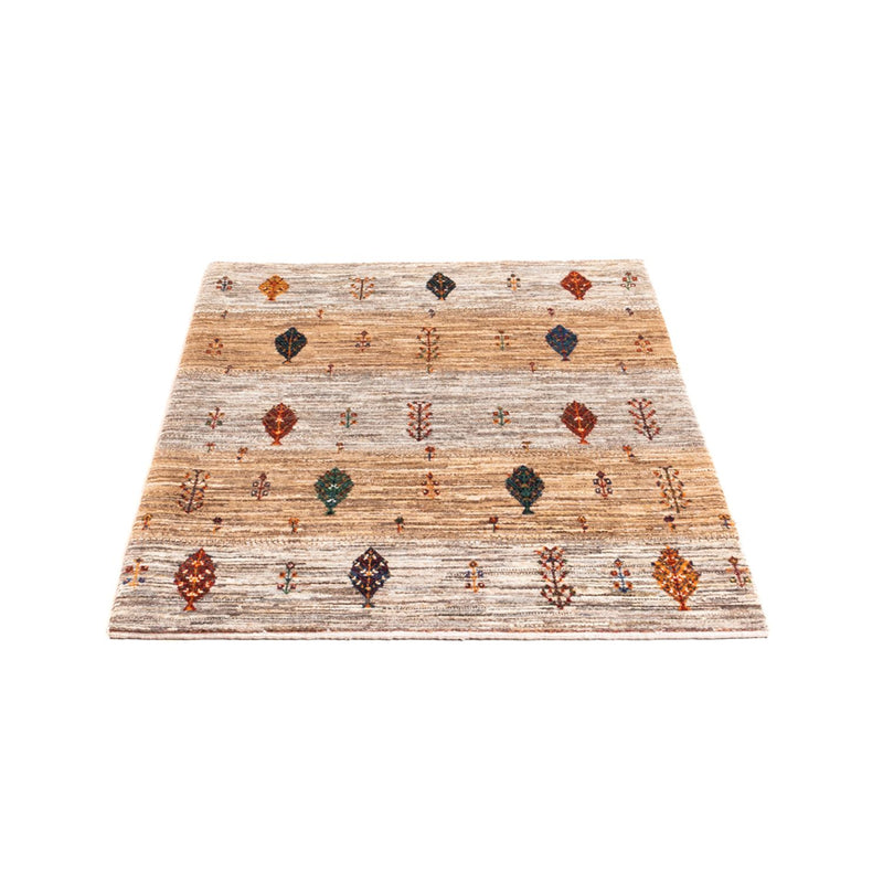 Gabbeh Tapijt - Loribaft Perzisch - Koninklijke - 125 x 85 cm - grijs