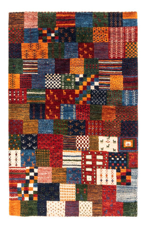 Gabbeh Tapijt - Loribaft Perzisch - Koninklijke - 128 x 84 cm - veelkleurig