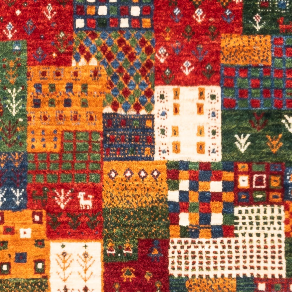 Gabbeh Tapijt - Loribaft Perzisch - Koninklijke - 134 x 85 cm - veelkleurig