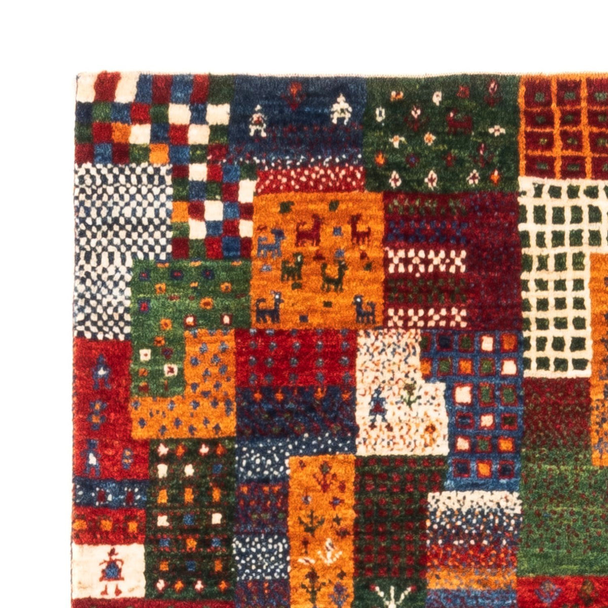 Gabbeh Tapijt - Loribaft Perzisch - Koninklijke - 134 x 85 cm - veelkleurig