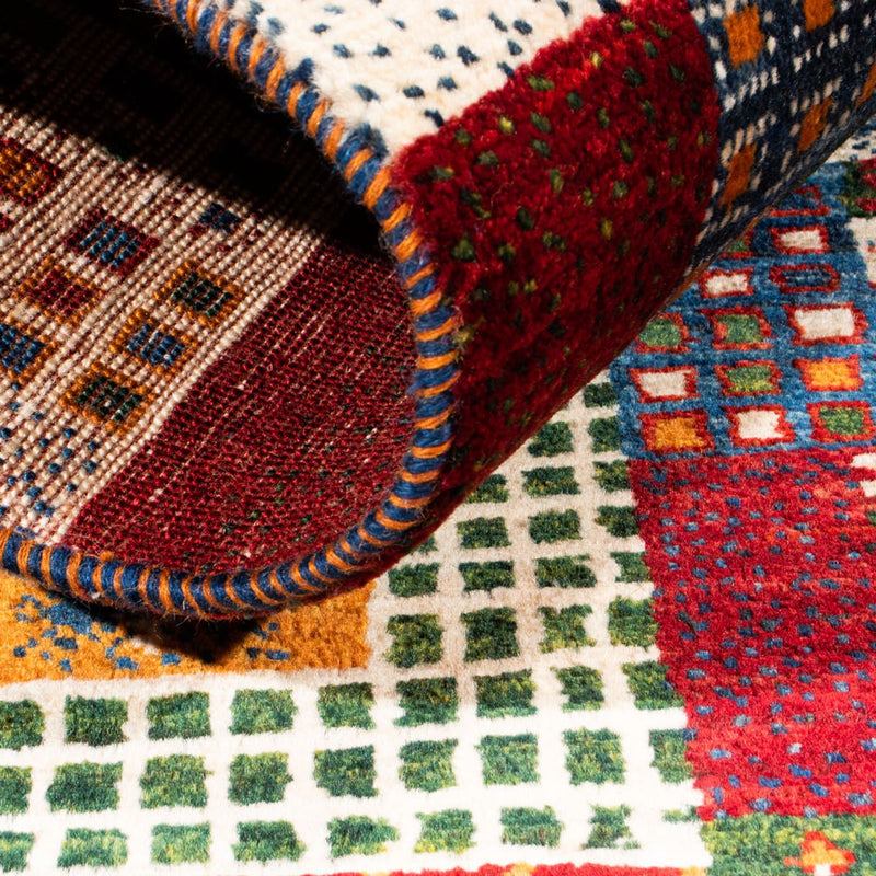 Gabbeh Tapijt - Loribaft Perzisch - Koninklijke - 134 x 85 cm - veelkleurig