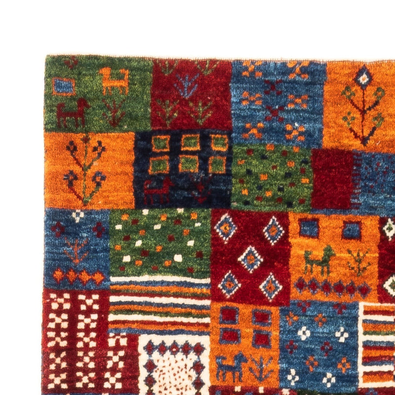 Gabbeh Tapijt - Loribaft Perzisch - Koninklijke - 128 x 87 cm - veelkleurig