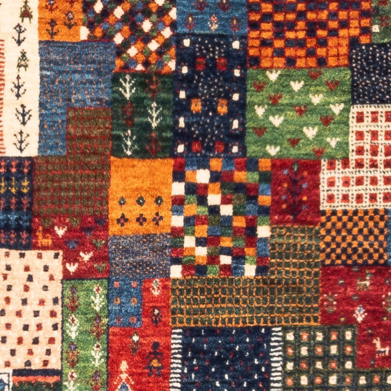 Gabbeh Tapijt - Loribaft Perzisch - Koninklijke - 129 x 81 cm - veelkleurig